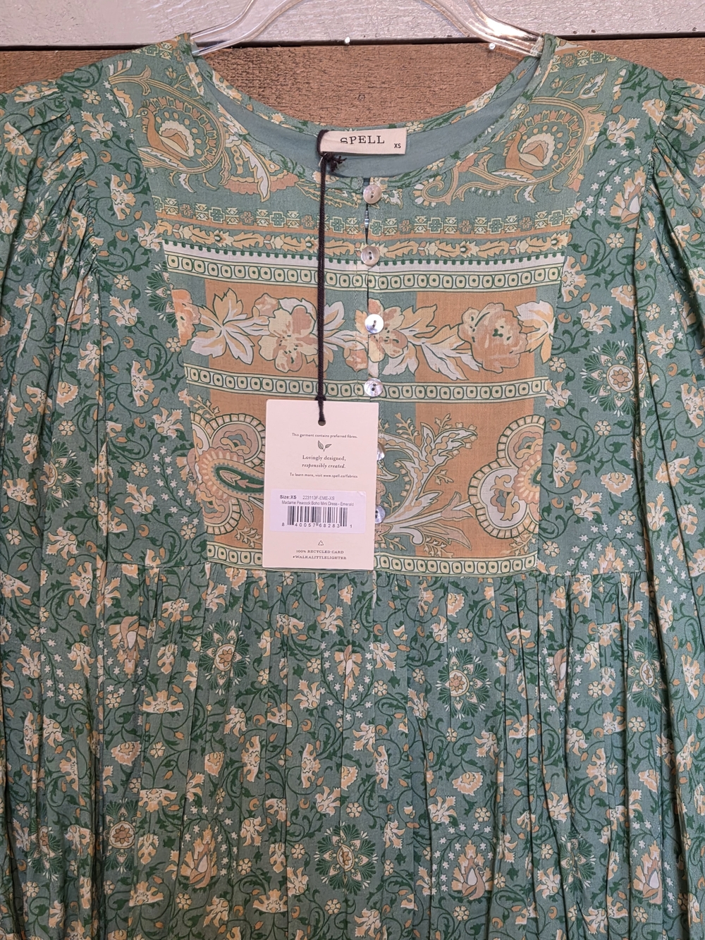 Spell Madame Peacock Mini Dress NWT - Picture 11 of 16